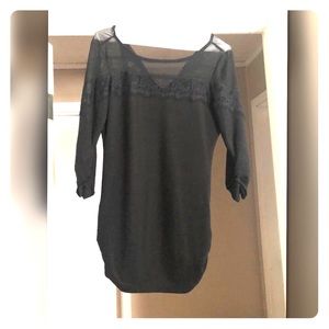 Black Lace detail top